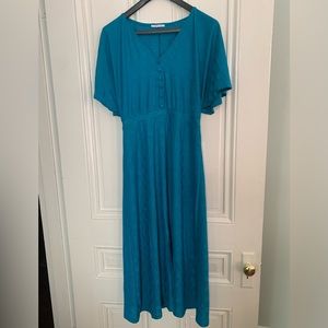 Zara Jacquard Dress SZ L